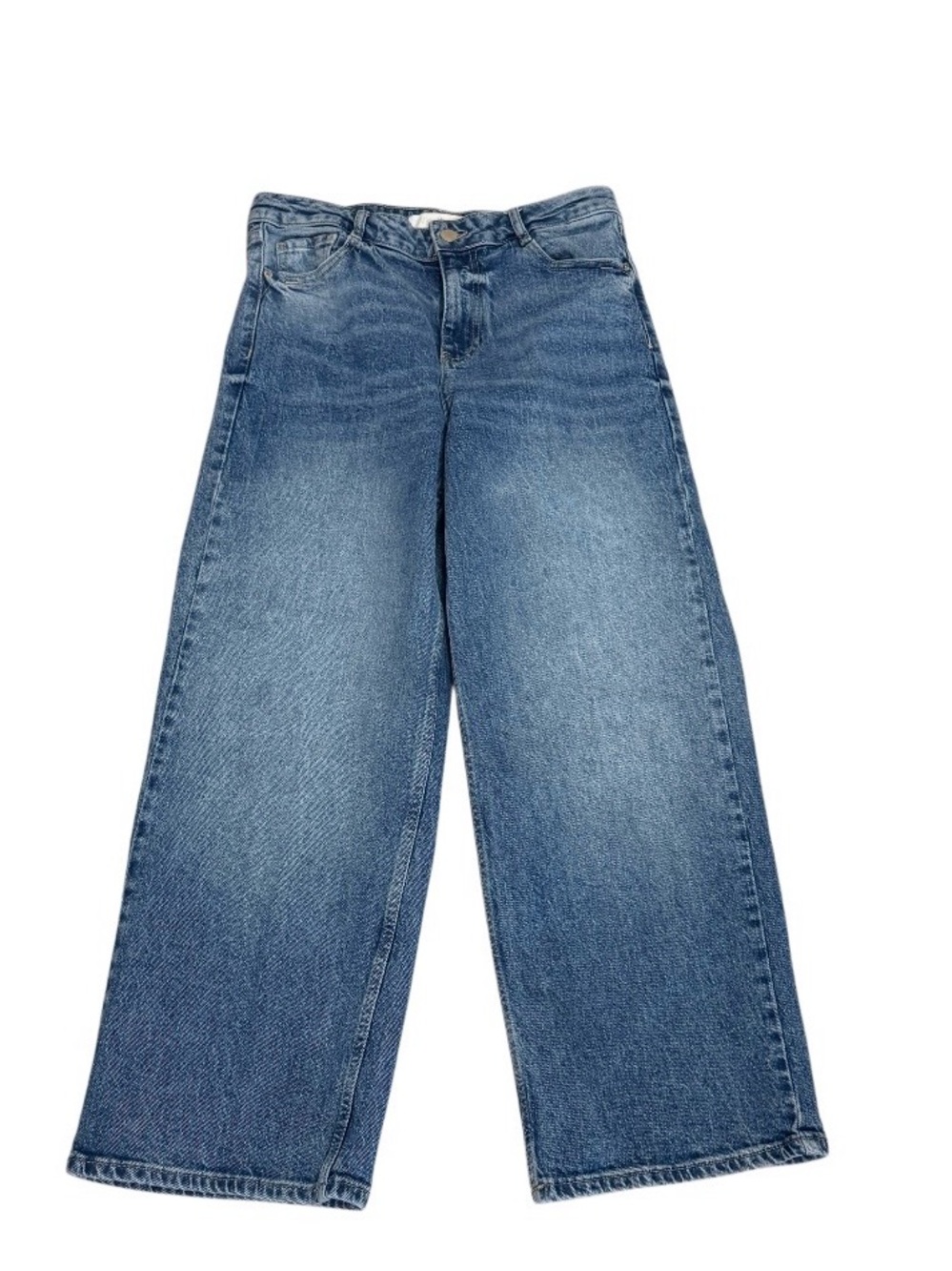 Zara Z.10 Wide Leg Cropped Jeans
Women Size 6 High Rise Blue
Denim